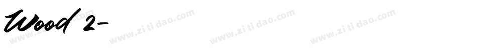Wood 2字体转换